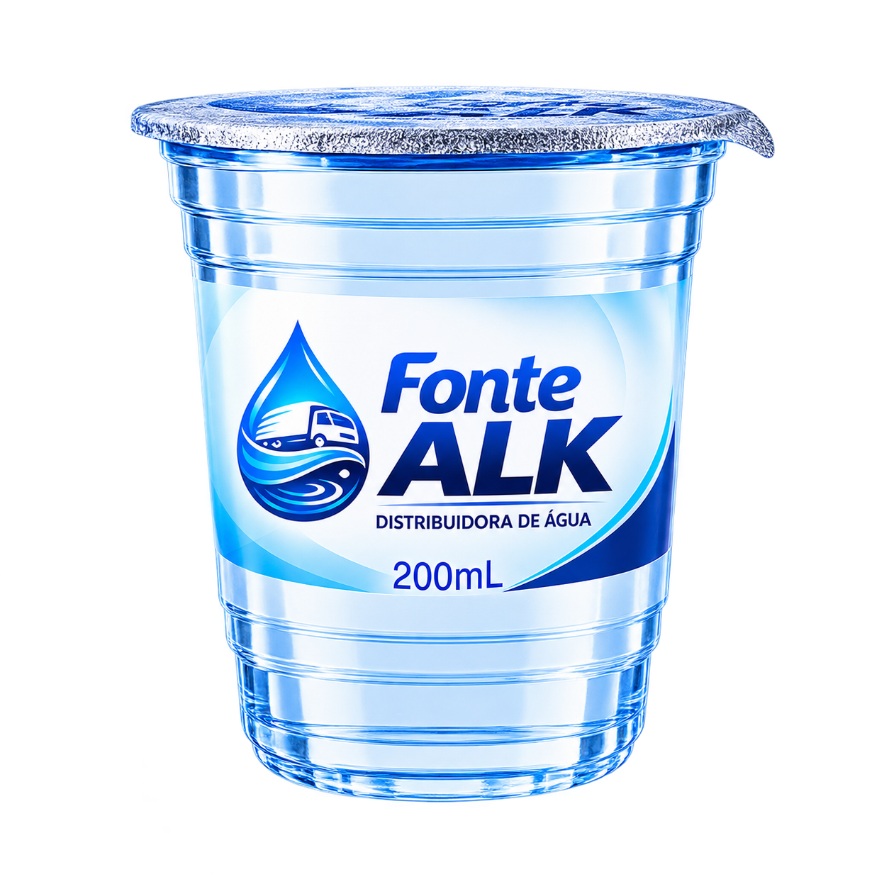 Copo de água Mineral de 200ml para reuniões e eventos em geral