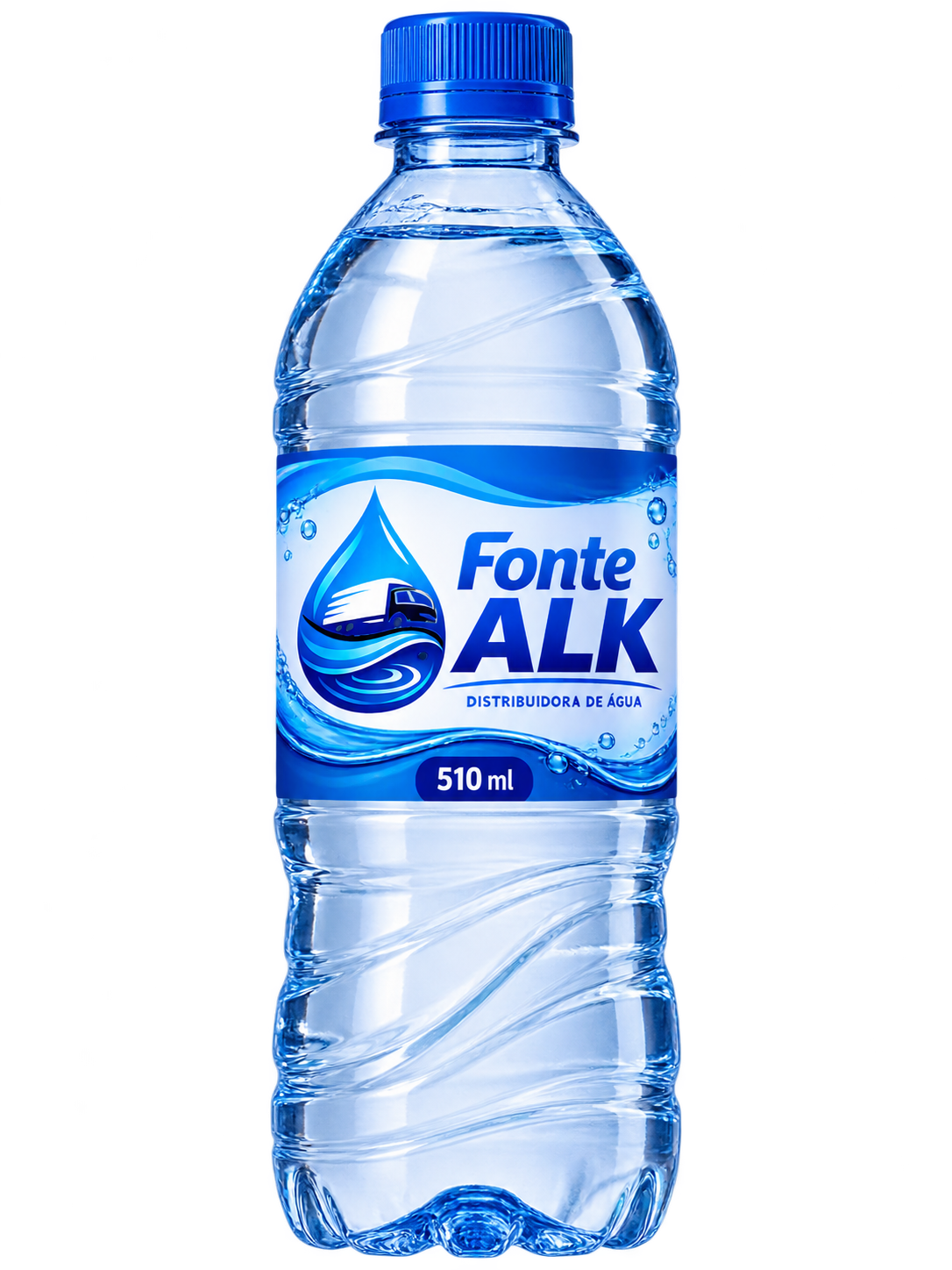 Garrafa de água natural 500ml para reuniões